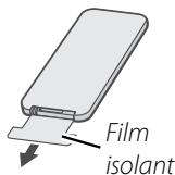 FUJIFILM FINEPIX HD PLAYER HDP-L1 - Préparer la télécommande - 1