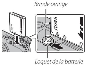 FUJIFILM FINEPIX T190 - Insérez la batterie. - 1