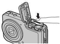 FUJIFILM FINEPIX AX550 - Retrait de la carte mémoire - 1