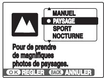FUJIFILM FINEPIX A820 - ■ Sélection du réglage Scènes (SP Scènes) - 2