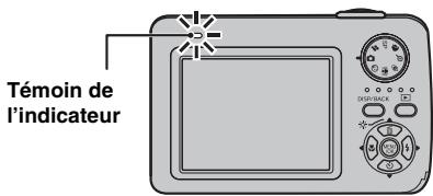 FUJIFILM FINEPIX A820 - ■ Affichage du témoin de l'indicateur - 1