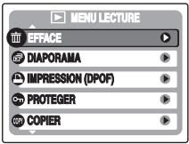 FUJIFILM FINEPIX A820 - Effacement des images à l'aide du menu lecture - 1