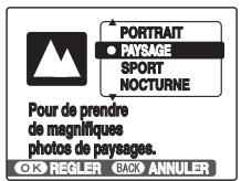 FUJIFILM FINEPIX A820 - Réglage du mode de prise de vues (FinePix A610) - 1