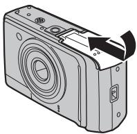 FUJIFILM FINEPIX A820 - Refermez le couvercle du compartiment piles. - 1