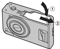 FUJIFILM FINEPIX F31FD - Insertion de la carte xD-Picture Card - 3