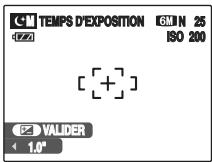 TEMPS D'EXPOSITION ISO 200 [+] VALIDER 1.0"