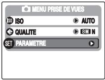 FUJIFILM FINEPIX F480 - Ouvrez le menu [PARAMETRE]. - 1
