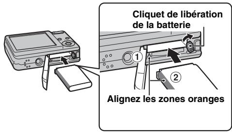 FUJIFILM FINEPIX J10 - Insérez la batterie. - 1