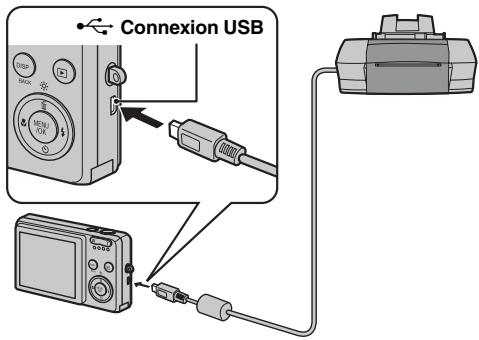 FUJIFILM FINEPIX J10 - Branchement sur une imprimante - 1