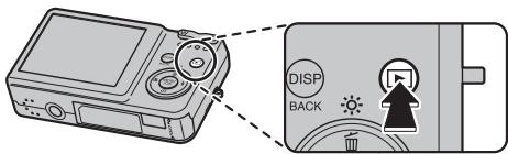 FUJIFILM FINEPIX J10 - Mise sous tension de l'appareil photo en mode lecture - 1