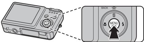 FUJIFILM FINEPIX J10 - Définition des fonctions via le [MENU prise de VUES] (touche menu/ok) - 1