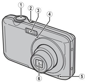 FUJIFILM FINEPIX JV250 - Parties de l'appareil photo - 1