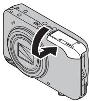 FUJIFILM FINEPIX JZ500 - Fermez le couvercle du compartiment de la batterie. - 1