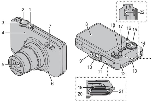 FUJIFILM FINEPIX JZ500 - Parties de l'appareil photo - 1