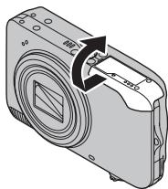 FUJIFILM FINEPIX JZ500 - Insertion de la batterie - 1