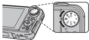 FUJIFILM FINEPIX REAL 3D W3 - La molette de mode - 1