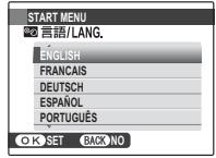 FUJIFILM FINEPIX REAL 3D W3 - Choisissez une langue. - 1