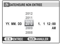 FUJIFILM FINEPIX REAL 3D W3 - Reglez la date et l'heure. - 1
