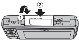 FUJIFILM FINEPIX REAL 3D W3 - Insérez la carte mémoire. - 2