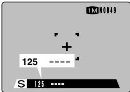FUJIFILM FINEPIX S602 - Affichage du réglage de vitesse d'obturation et d'ouverture - 3