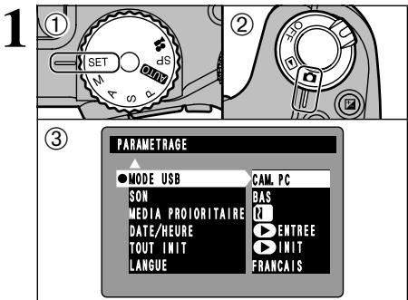 FUJIFILM FINEPIX S602 - Connexion en mode PC-appareil photo - 1