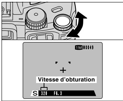 FUJIFILM FINEPIX S602 - Affichage du réglage de la vitesse d'obturation et de l'ouverture - 3