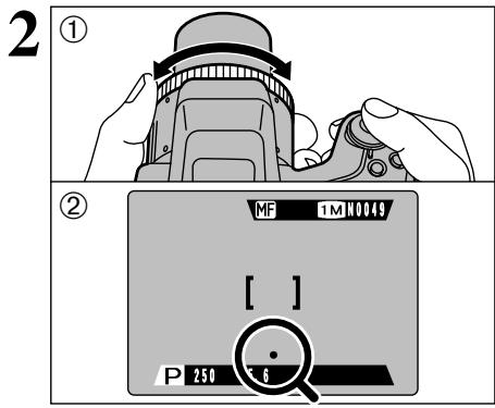 FUJIFILM FINEPIX S602 - Pour utiliser la mise au point manuelle avec efficacité - 1