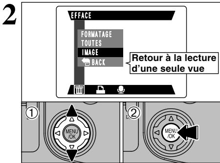 FUJIFILM FINEPIX S602 - Pour effacer des images (Effacement des vues) - 2
