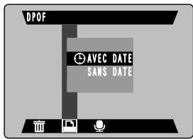FUJIFILM FINEPIX S602 - Comment spécifier les options de tirage (DPOF) - 4