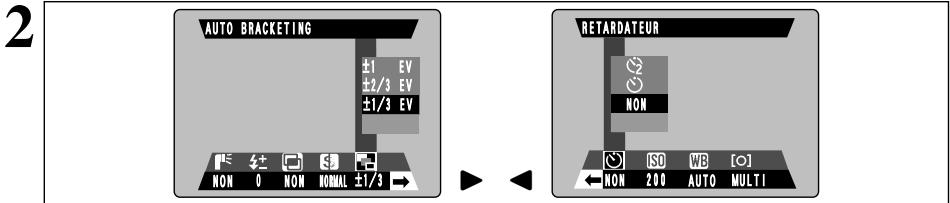 FUJIFILM FINEPIX S602 - Opérations du menu photographie - 3
