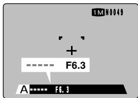 FUJIFILM FINEPIX S602 - Affichage du réglage de vitesse d'obturation et d'ouverture - 3