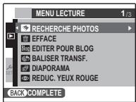 FUJIFILM FINEPIX Z70 - Utilisation du menu Lecture - 1