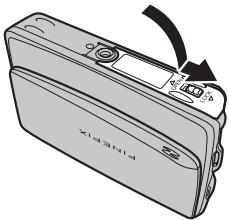 FUJIFILM FINEPIX Z70 - Insérez la carte mémoire. - 3