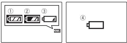 FUJIFILM FINEPIX Z70 - Vérifiez le niveau de la batterie. - 1