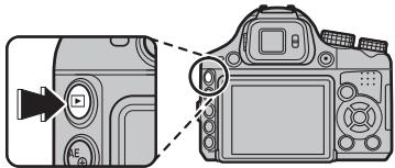 FUJIFILM X-S1, XS1 - Appuyez sur la touche ▶. - 1