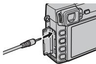 FUJIFILM X-E1 - Utilisation d'un microphone externe - 1