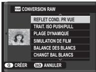 FUJIFILM X-E1 - Création de copies JPEG à partir de photos RAW - 1