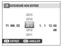 FUJIFILM X100S - Reglez la date et l'heure. - 1