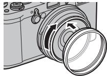 FUJIFILM X100S - Fixation des filtres proteceurs - 1