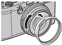 FUJIFILM X100S - Fixation des bagues adaptatrices - 3