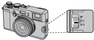 FUJIFILM X100S - Sélectionnez AF seul. - 1