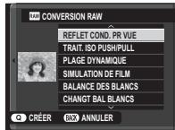 FUJIFILM X100S - Creation de copies JPEG à partir de photos RAW - 1