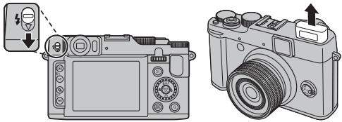 FUJIFILM X20, COMPACT EXPERT FINEPIX X20 - Relevez le flash. - 1