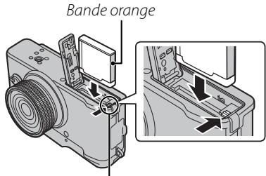 FUJIFILM X20, COMPACT EXPERT FINEPIX X20 - Insérez la batterie. - 1