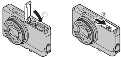 FUJIFILM XQ1 - Insérez la carte mémoire. - 3