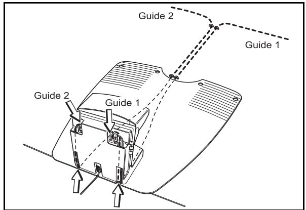 HUSQVARNA AUTOMOWER 220 AC - Placement et connexion du cable guide - 3