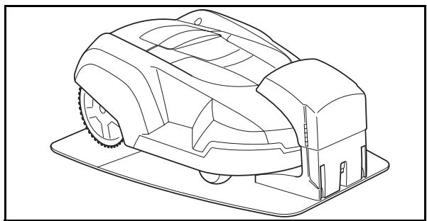 HUSQVARNA AUTOMOWER 220 AC - Charge d'une batterie vide - 1