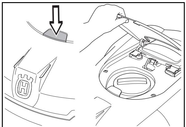 HUSQVARNA AUTOMOWER 220 AC - Réglage de la hauteur de coupe - 1