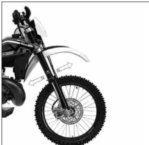 HUSQVARNA CR 125 - STEERING WHEEL BALL PLAY ADJUSTMENT - 1