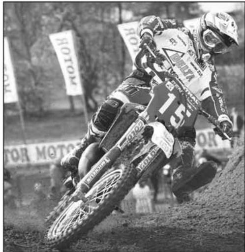 HUSQVARNA CR 125 - REGLAGE DES SUSPENSION PAR RAPPORT AUX CONDITIONS DE LA PISTE - 1